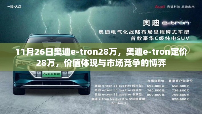 奥迪e-tron定价28万,价值体现与市场竞争的博弈