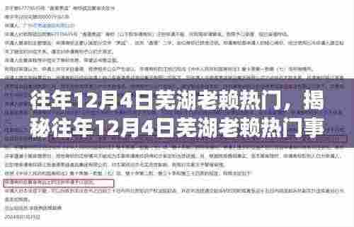 揭秘，芜湖老赖热门事件内幕回顾——历年12月4日深度剖析