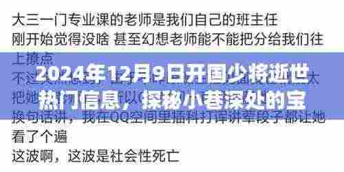 开国少将逝世背后的故事，特色小店探秘与小巷深处的宝藏揭秘