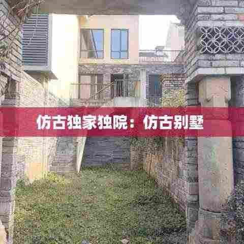 仿古独家独院：仿古别墅 