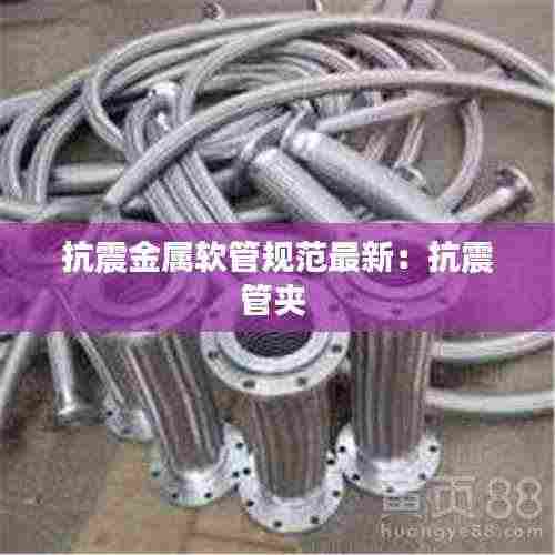 抗震金属软管规范最新：抗震管夹 