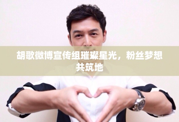 胡歌微博宣传组璀璨星光,粉丝梦想共筑地