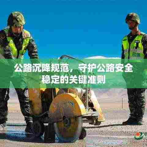 公路沉降规范,守护公路安全稳定的关键准则
