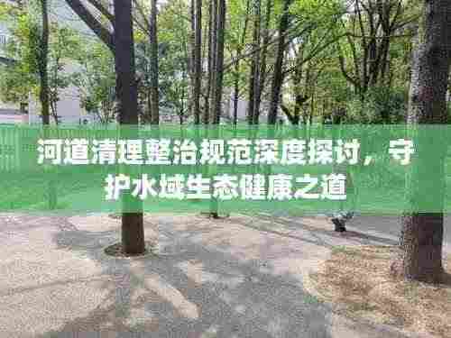 河道清理整治规范深度探讨,守护水域生态健康之道