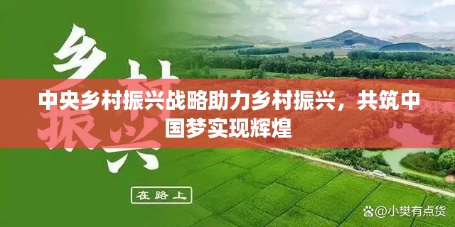 中央乡村振兴战略助力乡村振兴，共筑中国梦实现辉煌
