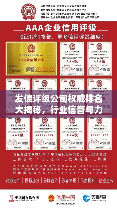 发债评级公司权威排名大揭秘,行业信誉与力量榜单!